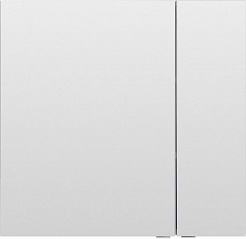 Aquanet Зеркальный шкаф Порто 70 белый – фотография-2